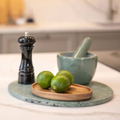 Maku marmori tarjoilualusta Ø30 cm vihreä